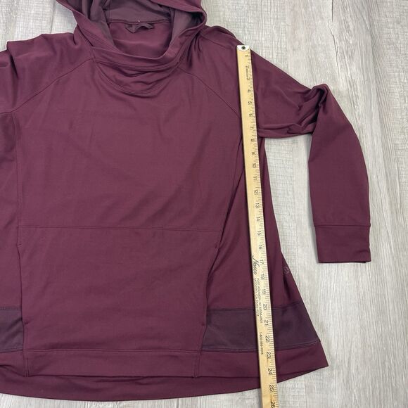 Lululemon Starting Place Hoodie Women's Size 8 Medium Garnet Rulu Yoga Q - Picture 8 of 11